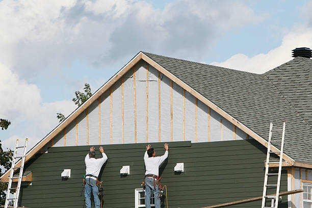 Professional Siding technician working in Swanton, MD